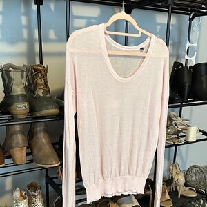 Light Pink Sheer Sweater